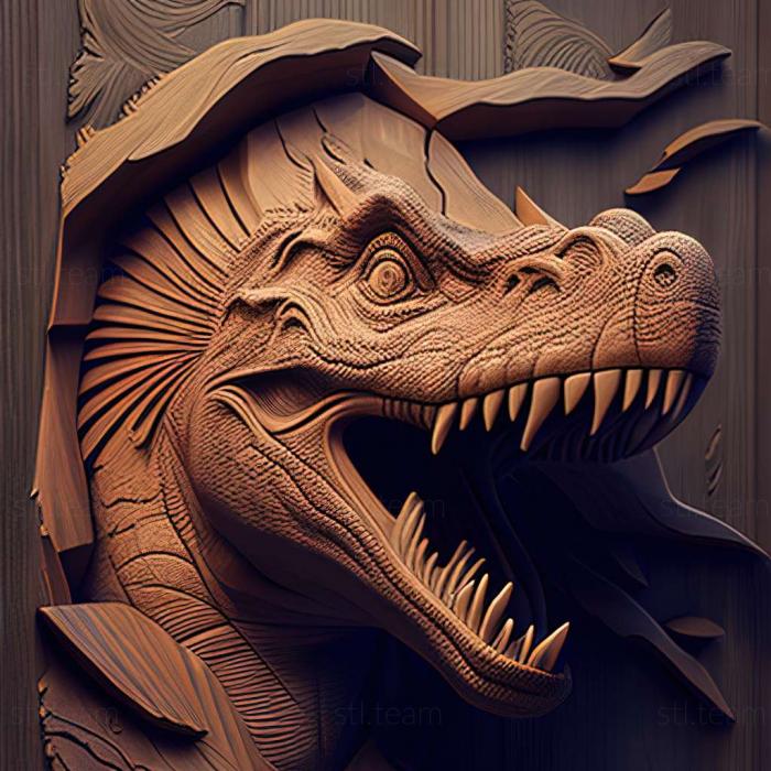 3D модель Дьявол динозавр (STL)